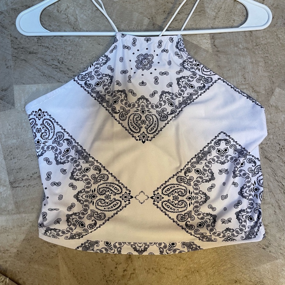 Bandana Print Tank Top